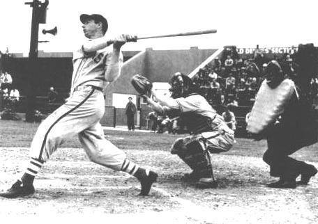 Joe DiMaggio at Santa Ana AAB.jpg